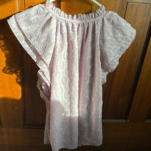Short sleeve blouse from The Loft Petite small